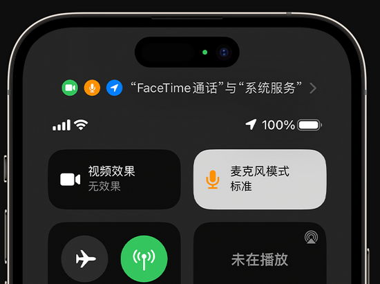 广陵苹果授权维修网点分享iPhone在通话时让你的声音更清晰 