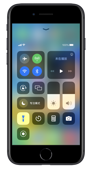 广陵苹果14维修分享苹果iPhone 14 Pro手电筒开启方法 