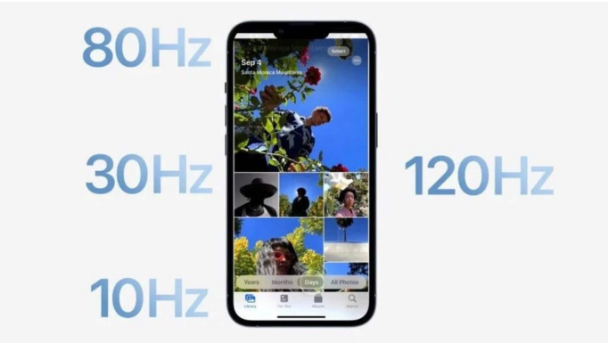 广陵苹果14维修分享iPhone 14有高刷吗 