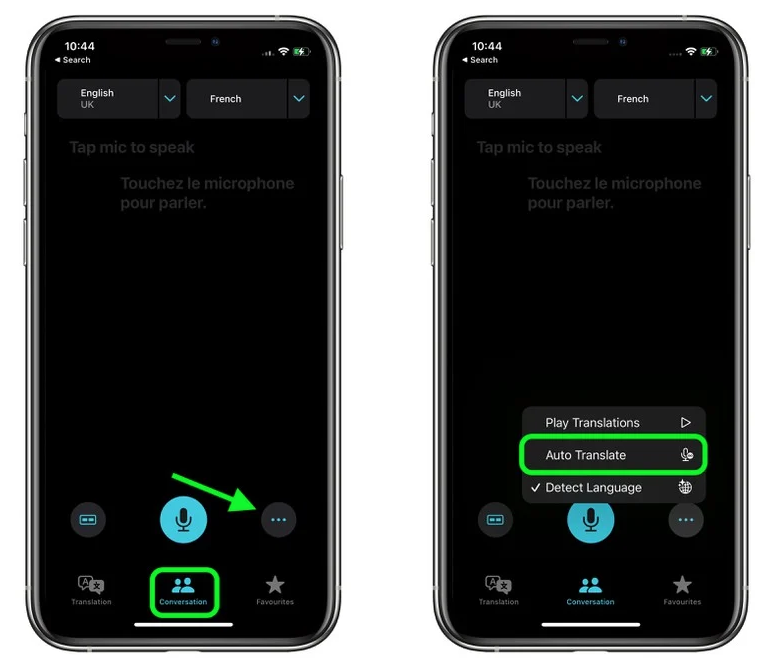 广陵苹果手机维修分享iOS 15 “翻译” App 新改进 