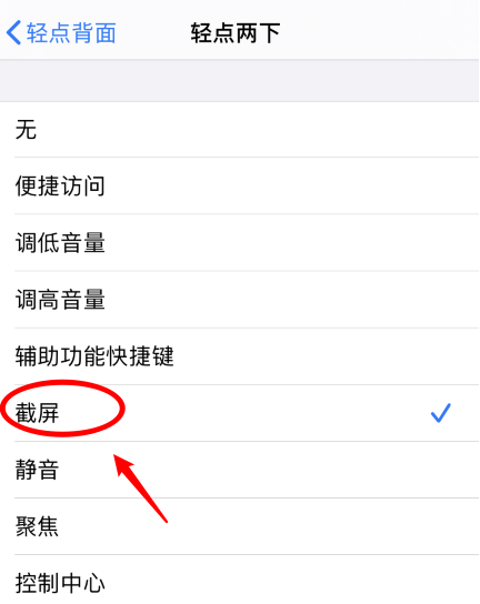 广陵苹果手机维修分享iPhone12如何启用双击截屏 