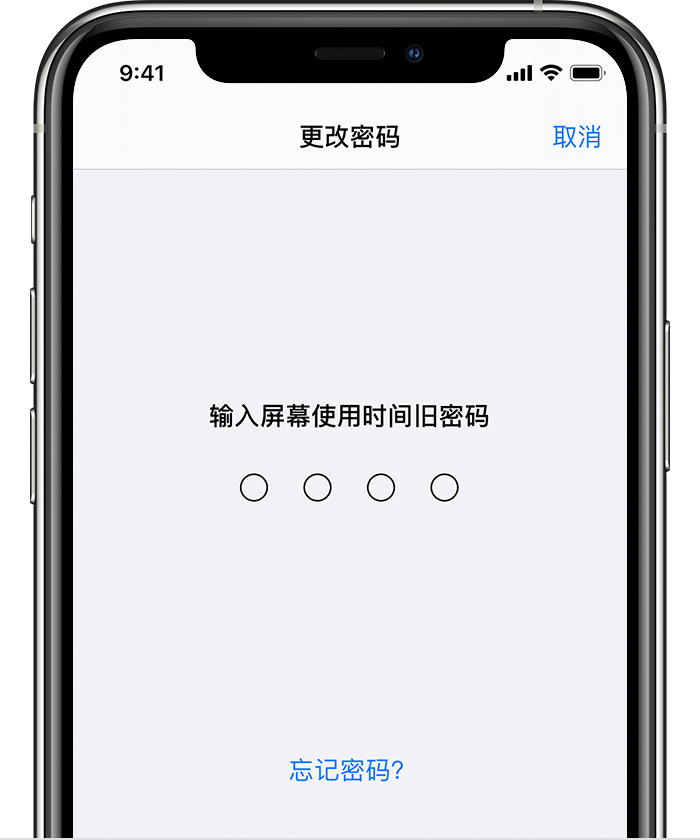 广陵苹果手机维修分享iOS 14 忘记屏幕使用时间密码怎么办 
